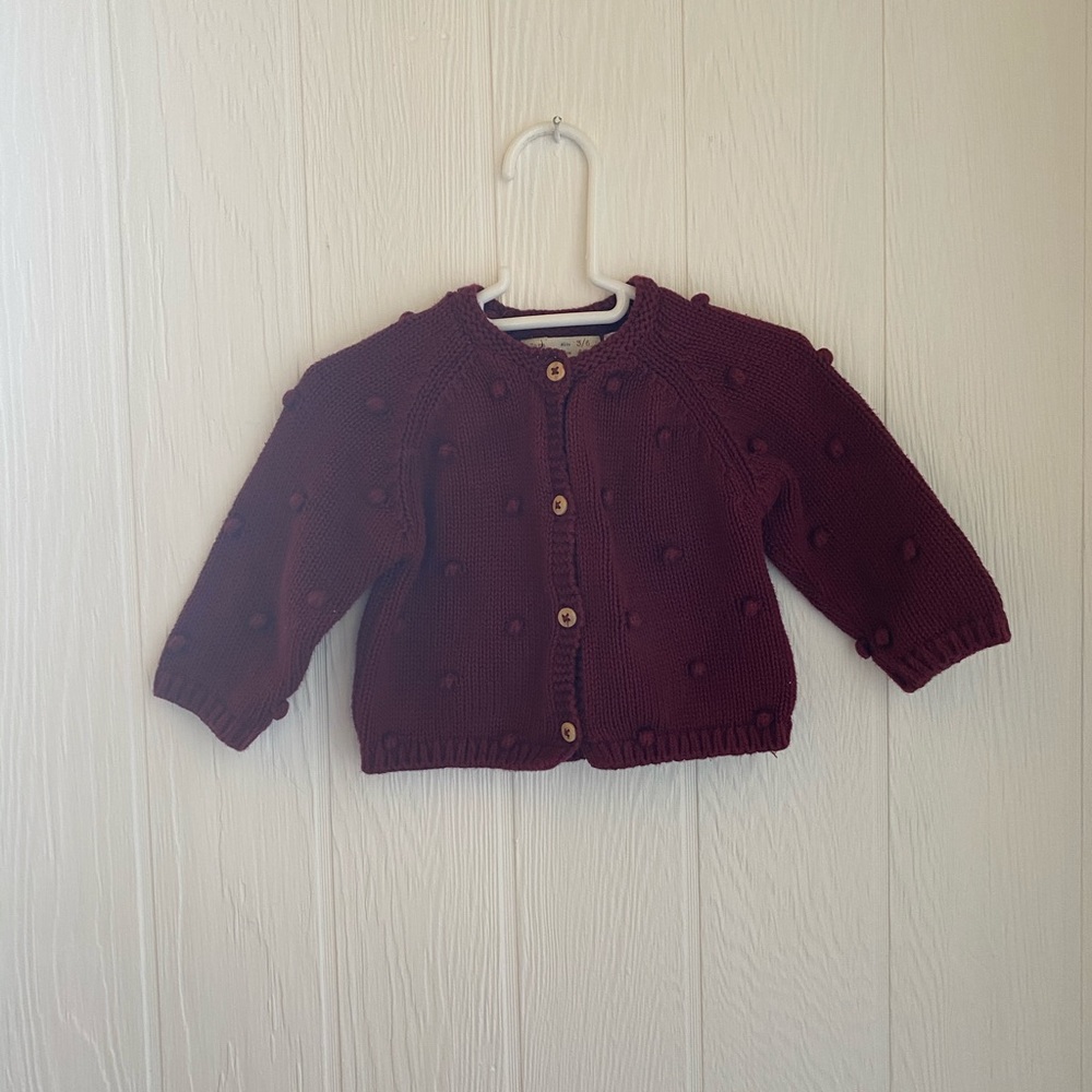 ZARA Mini Collection Knit Cardigan Sweater